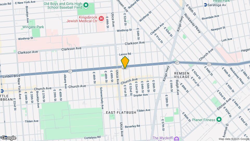 341 E 51st St Map and Location Details