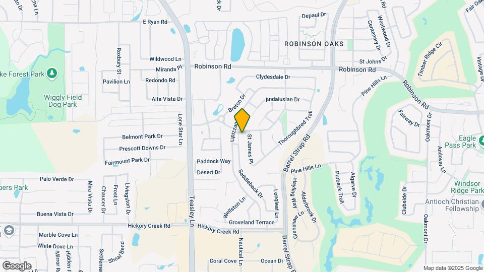 6105 Saddleback Dr Map and Location Details