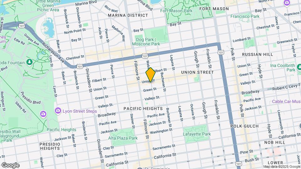 2831-2833 Webster St Map and Location Details