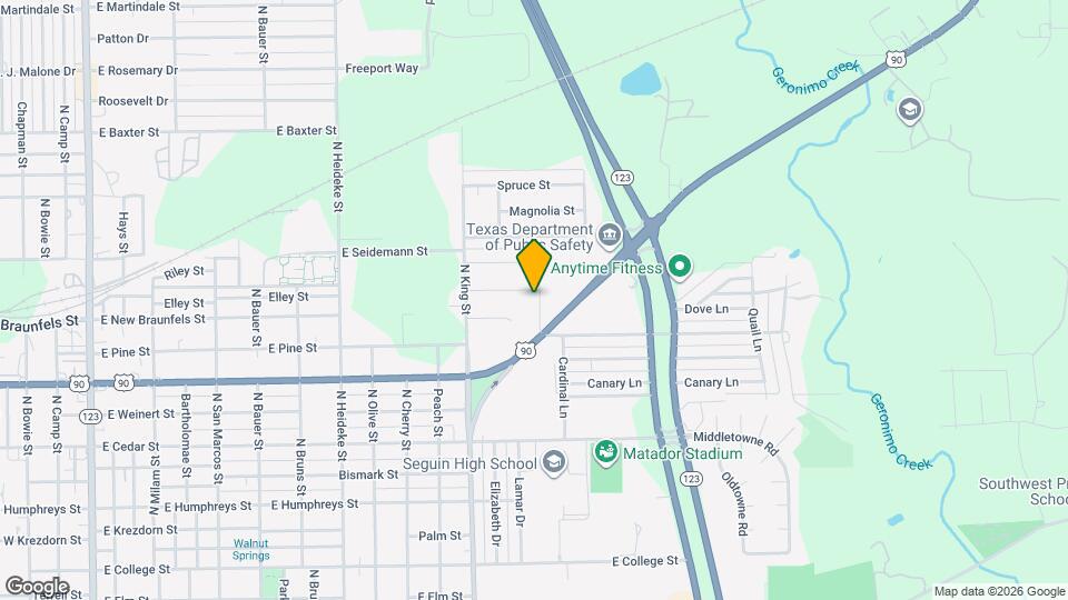 1502 Lucille St Map and Location Details