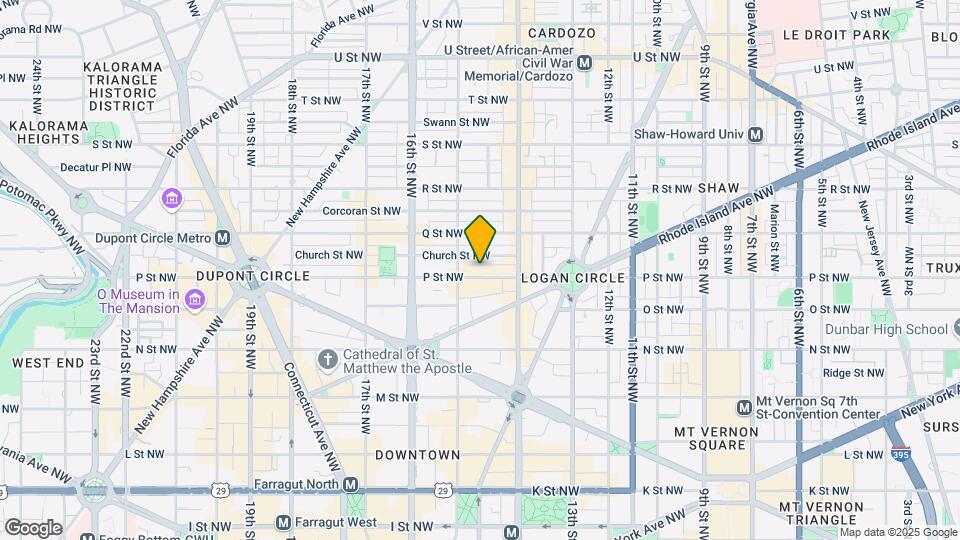 1445 P St NW Map and Location Details