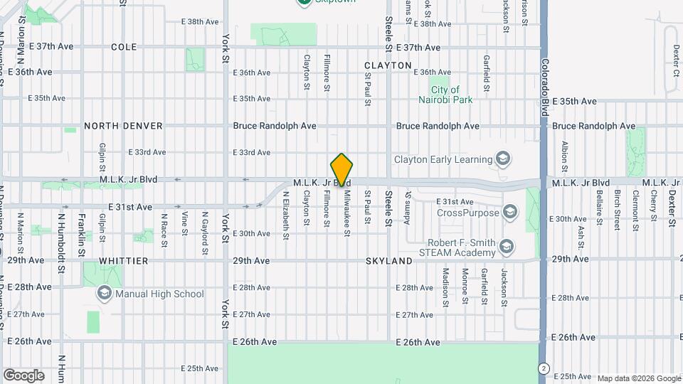 3131 Milwaukee St, Unit 3131 Map and Location Details