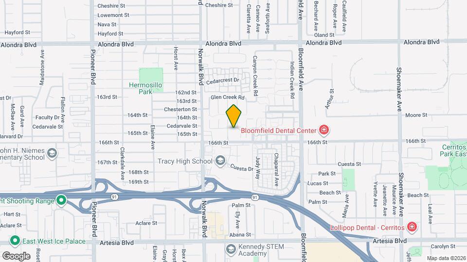 12312 Sandy Rock St Map and Location Details