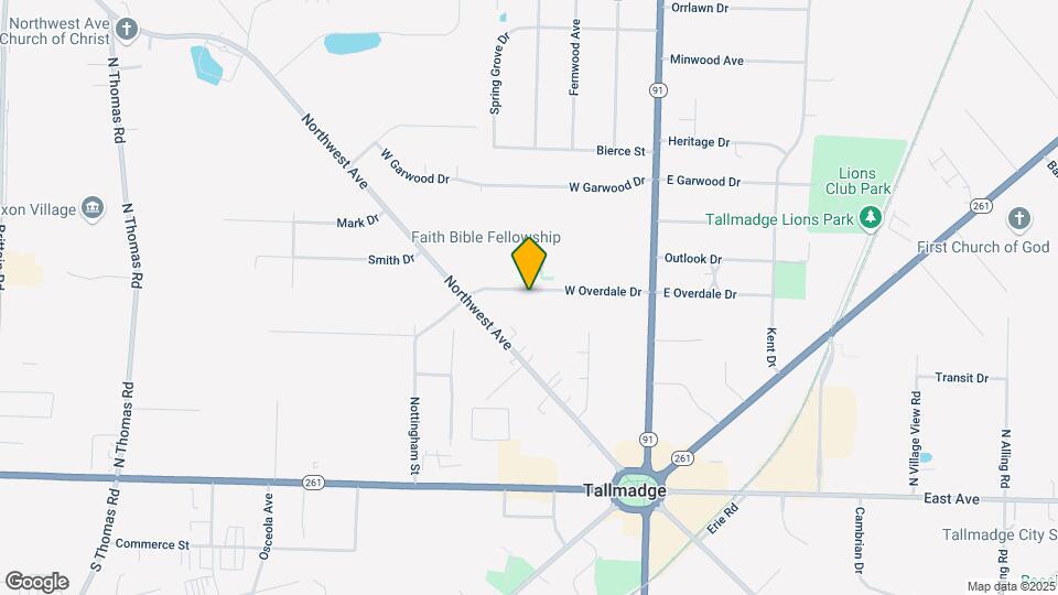 143 W Overdale Dr Map and Location Details