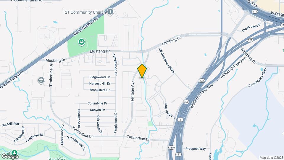 1717 Parkwood Dr Map and Location Details