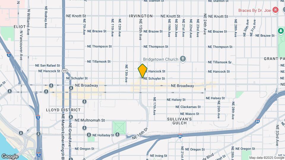 1516 NE Schuyler St Map and Location Details