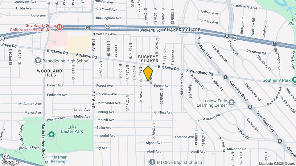 12523 Forest Ave Map and Location Details