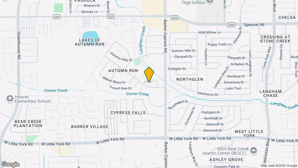 6705 Dinner Creek Ct Map and Location Details