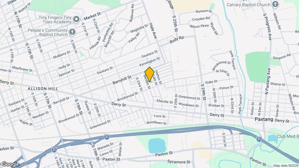 545 Benton St, Unit 2 Map and Location Details