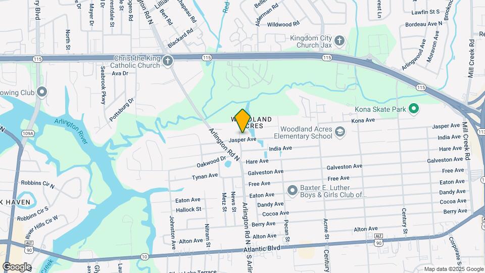 441 Arlington Pl Map and Location Details