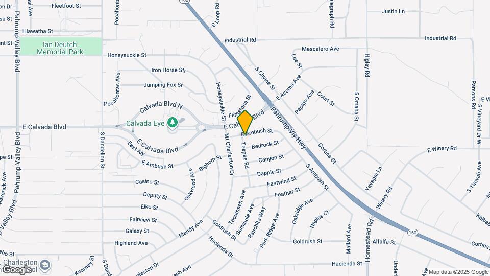 1951 S Teepee Rd Map and Location Details
