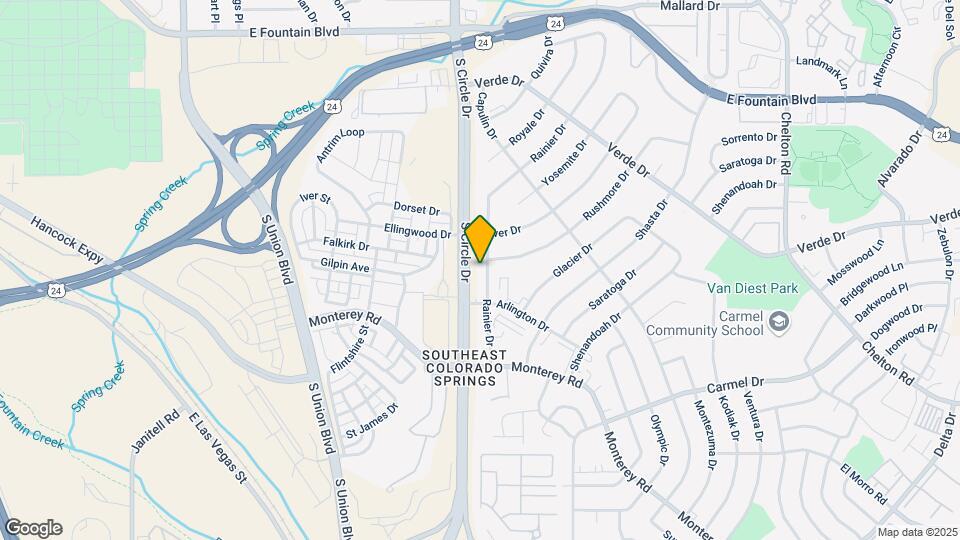 1522 Rainier Dr Map and Location Details