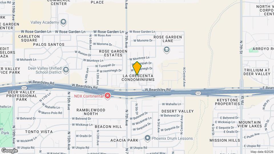 501 W Yukon Dr Map and Location Details