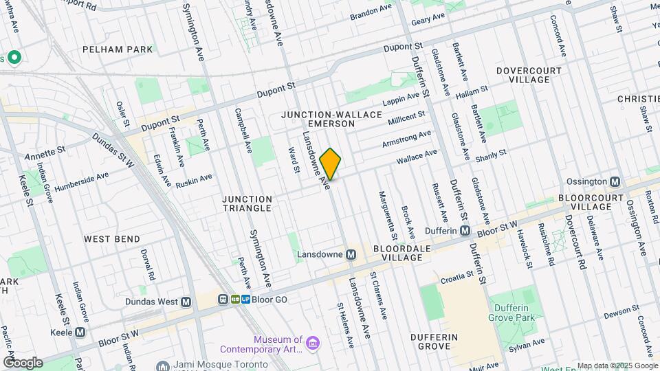 817 Lansdowne Av Map and Location Details