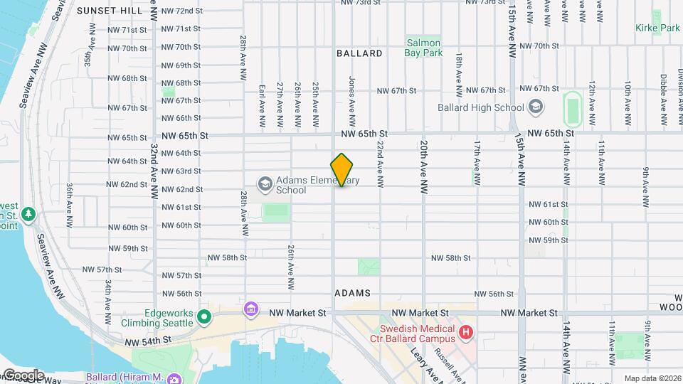 6110 24th Ave NW Map and Location Details