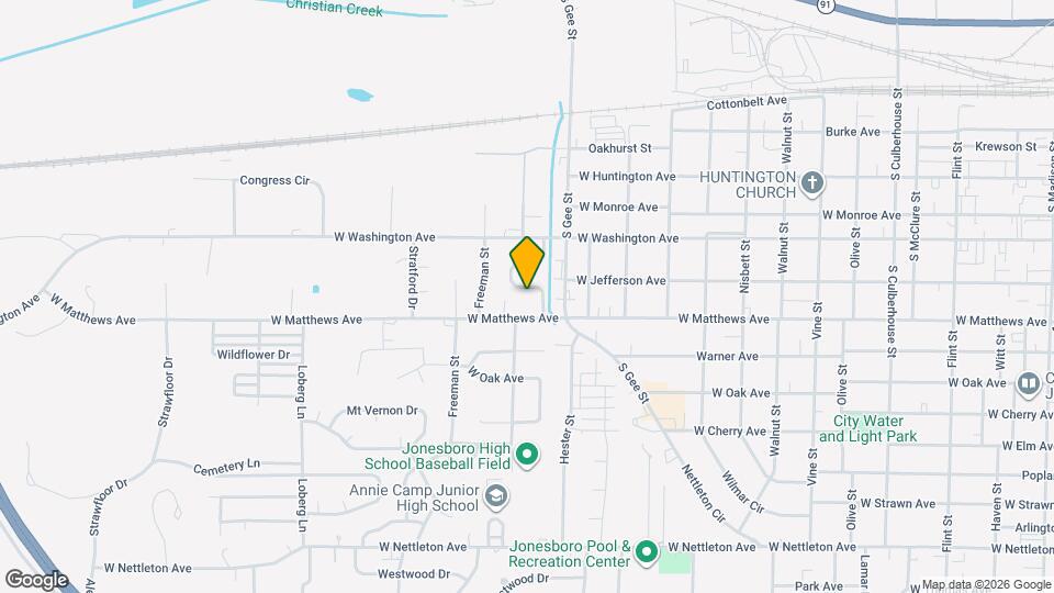 707 Meadowbrook St Map and Location Details