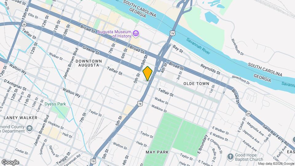 427 Telfair St, Unit 427 Telfair Map and Location Details