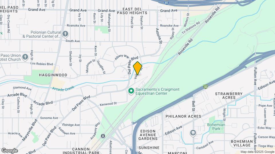 2171 Verano St Map and Location Details