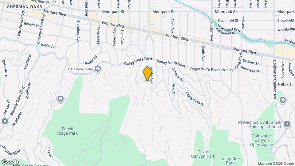 3942 Glenridge Dr Map and Location Details