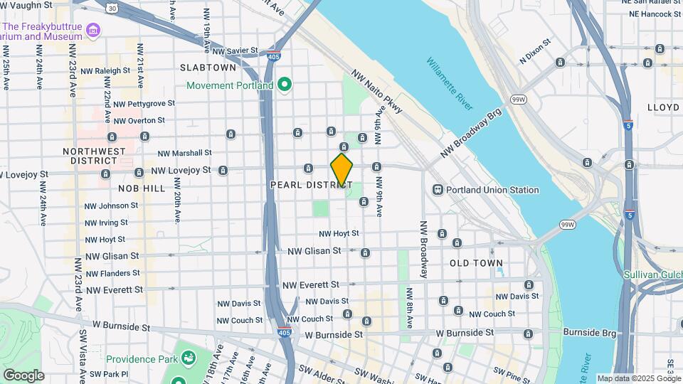 821 NW 11th Ave, Unit NW Ptld Pearl District Map and Location Details