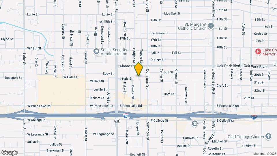 Investment Oppotunity in Lake Charles Mapa y Detalles de la Ubicación