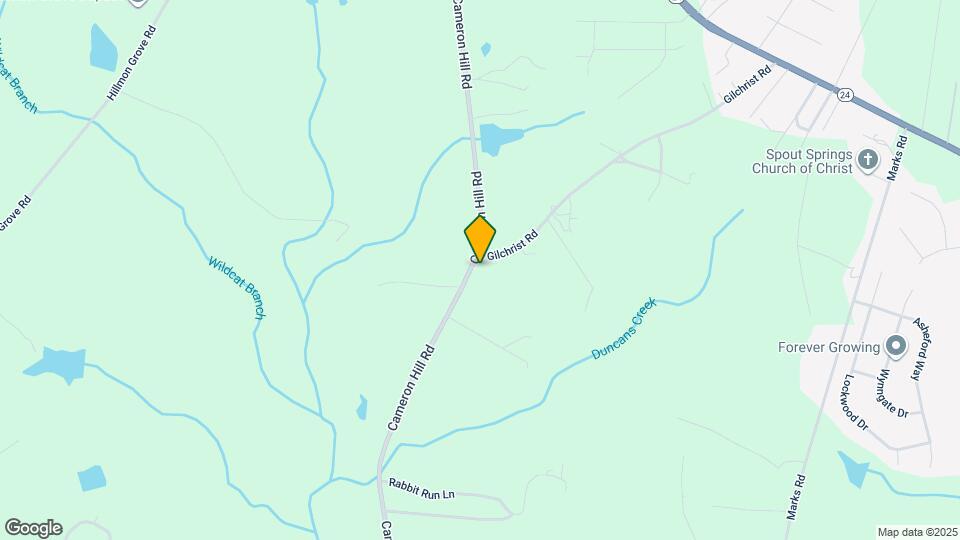 1027 Cameron Hill Rd Map and Location Details