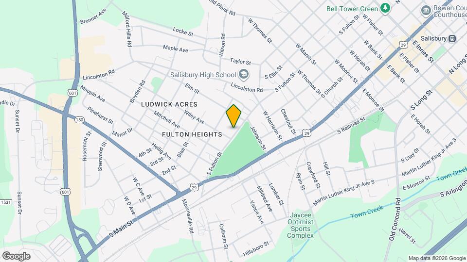 1126 S Fulton St Map and Location Details