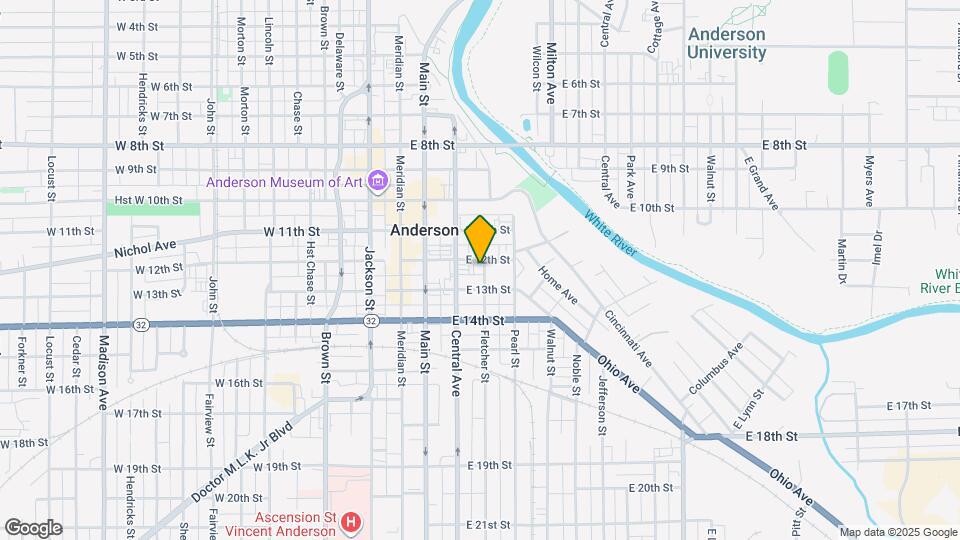 1211 Fletcher St Map and Location Details