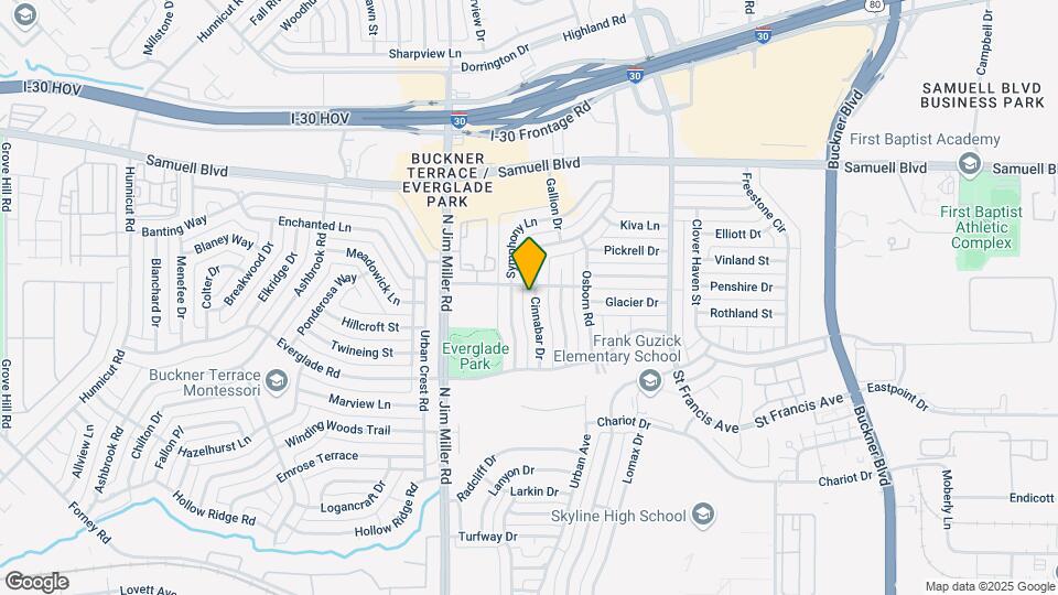 4407 Cinnabar Dr Map and Location Details