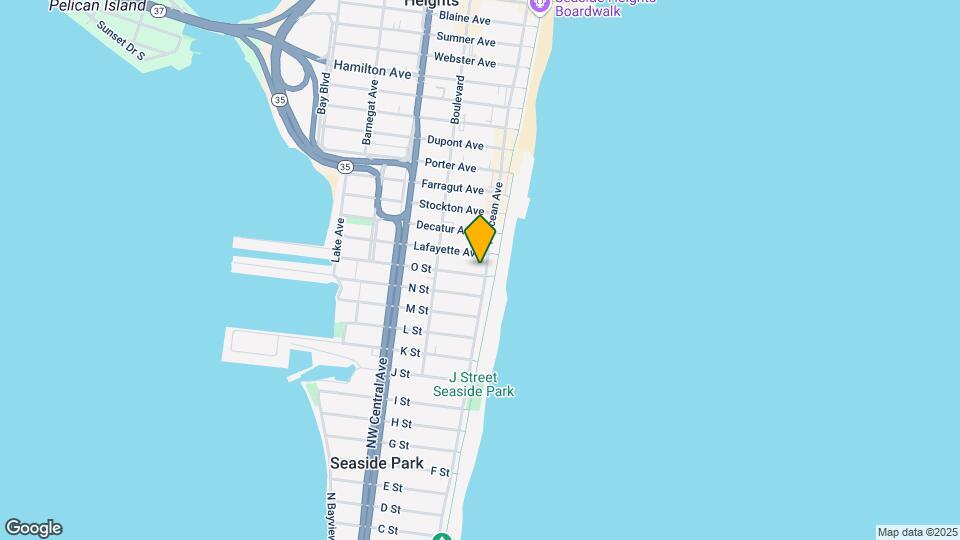 N ocean Ave Mapa y Detalles de la Ubicación
