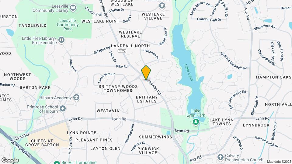 7409 Leesville Rd Map and Location Details