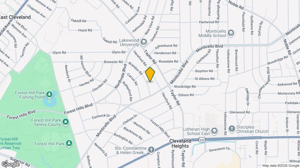 1159 Brandon Rd Mapa y Detalles de la Ubicación
