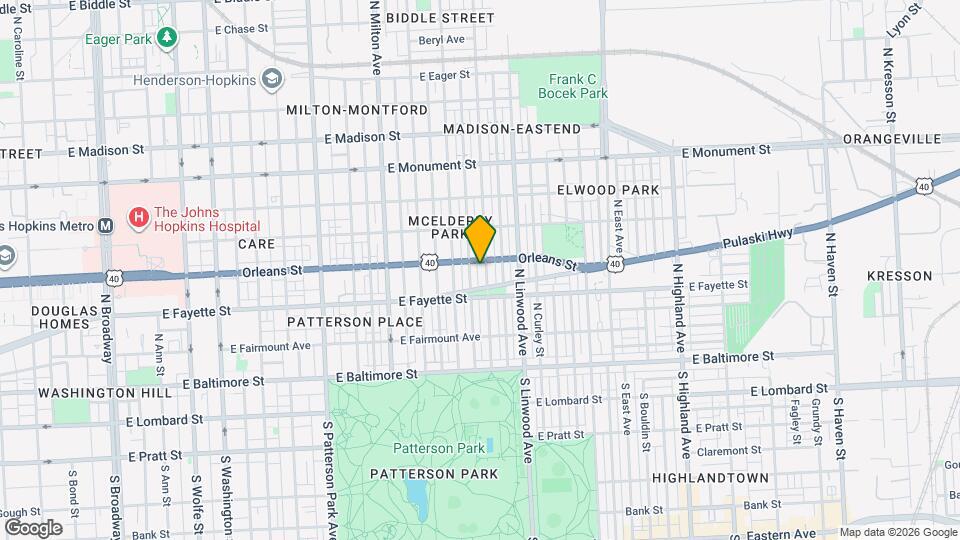 228 N Kenwood Ave Map and Location Details