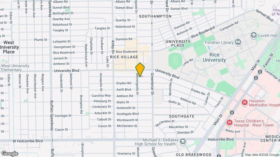 2343 Shakespeare St Map and Location Details