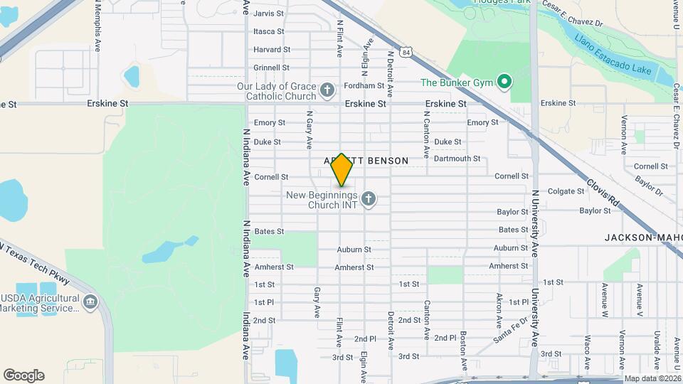 320 N Flint Ave Map and Location Details