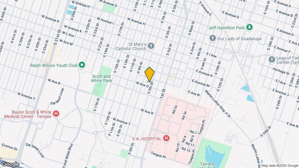 1414 S 5th St Map and Location Details