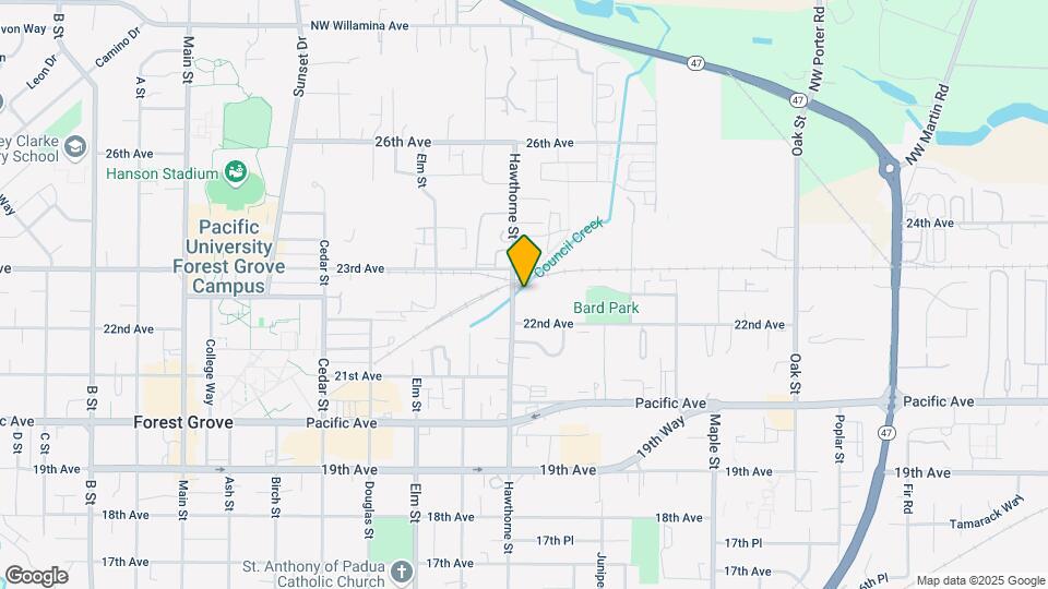 2229 Hawthorne St Map and Location Details