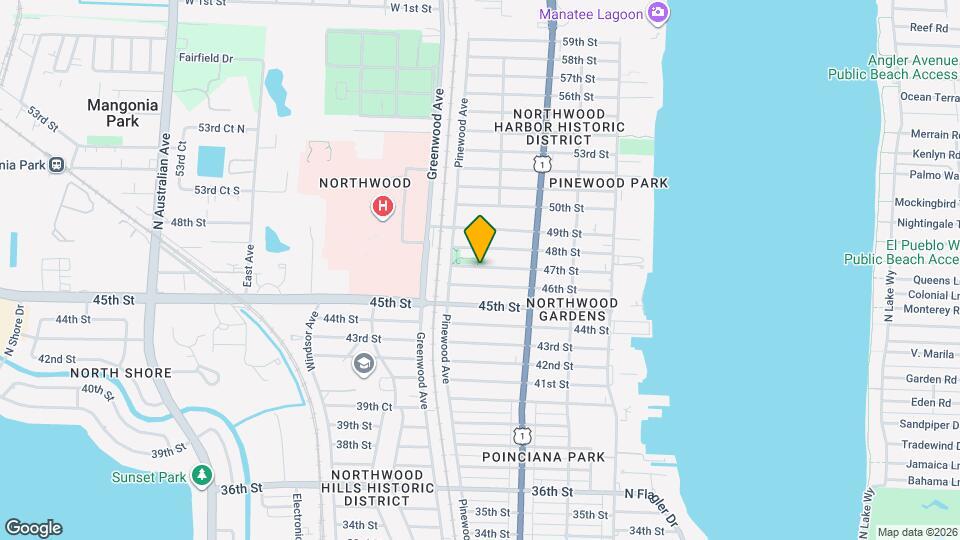 714 47th St-Unit -B Mapa y Detalles de la Ubicación