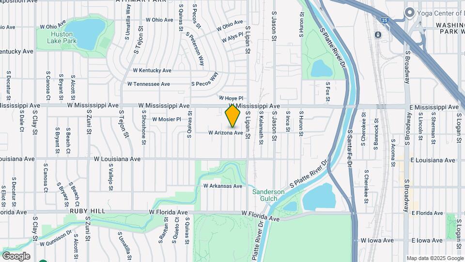1197 S Mariposa St Map and Location Details