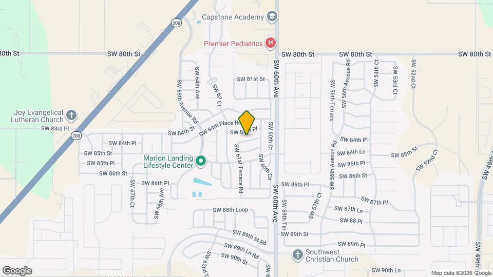 8478 SW 61st Terrace Rd Map and Location Details