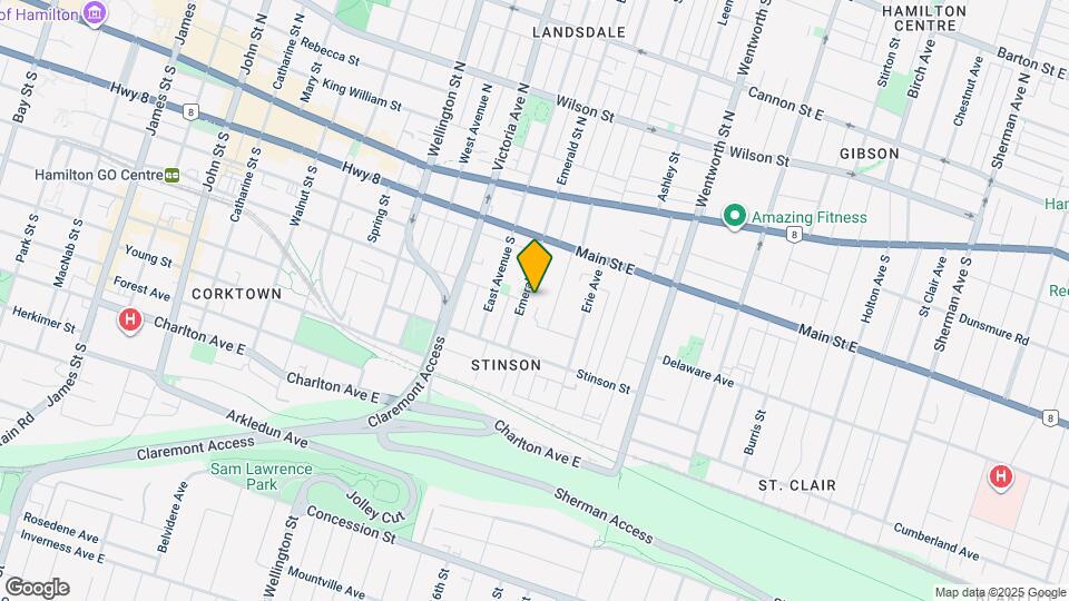 103 Emerald St S Map and Location Details