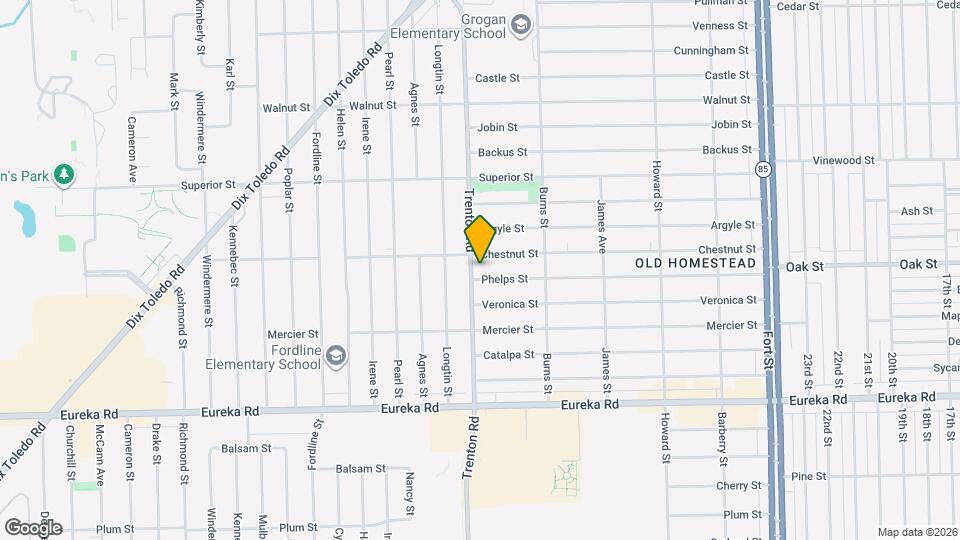 14355 Trenton Rd Mapa y Detalles de la Ubicación