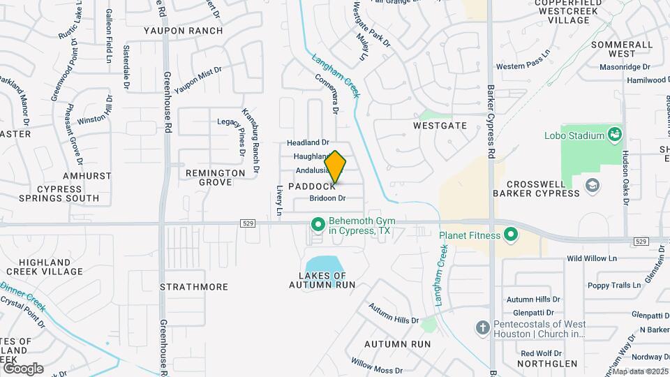 18539 Lippizaner Dr Map and Location Details