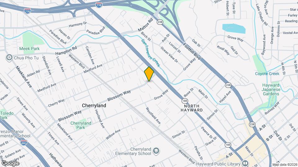 937 Blossom Way Map and Location Details