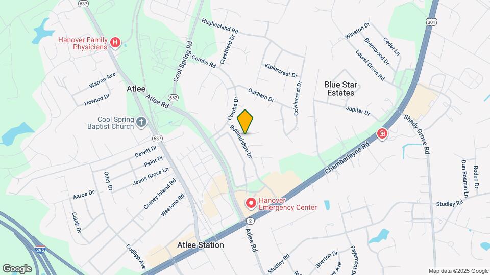 8842 Rushbrooke Ln Map and Location Details