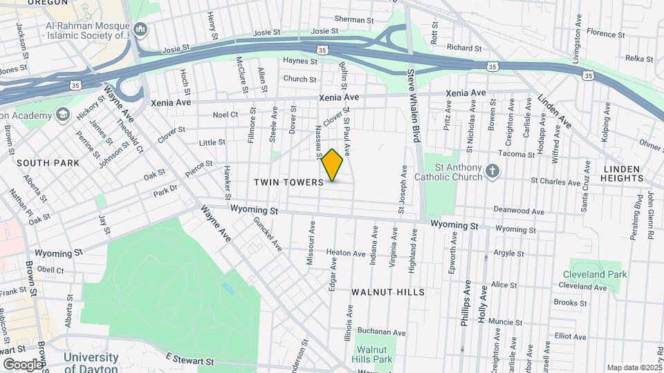 1122 Beaumont Ave Map and Location Details