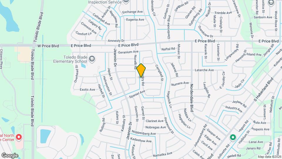 1551 Gantry Rd Map and Location Details