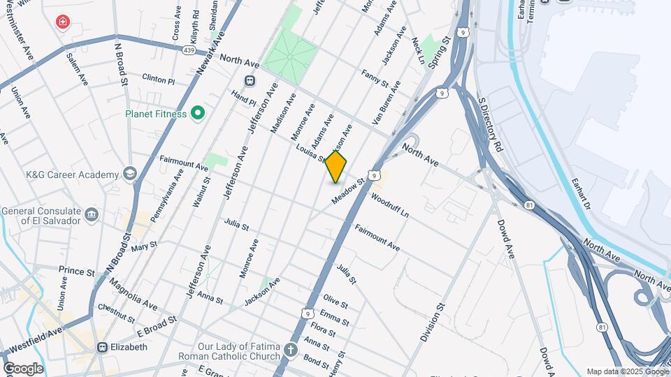 634 Van Buren Ave Mapa y Detalles de la Ubicación