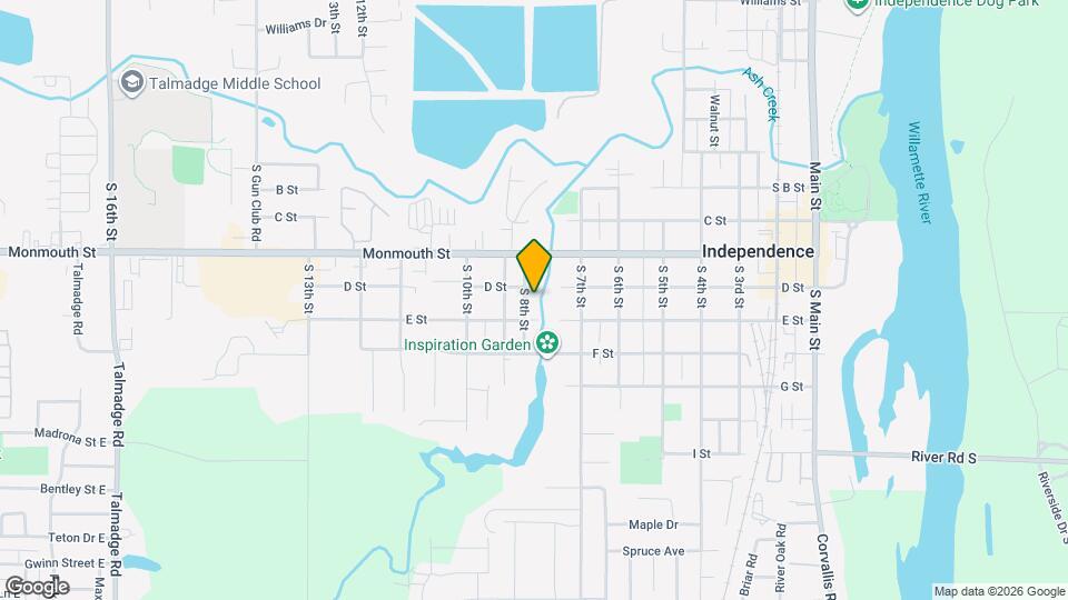 425 S 8th St Map and Location Details