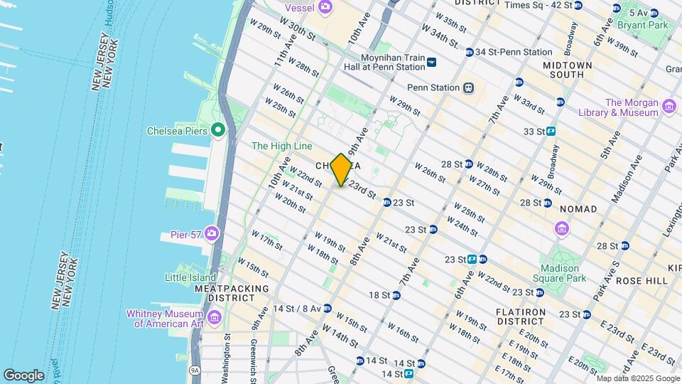 361 W 22nd St Map and Location Details
